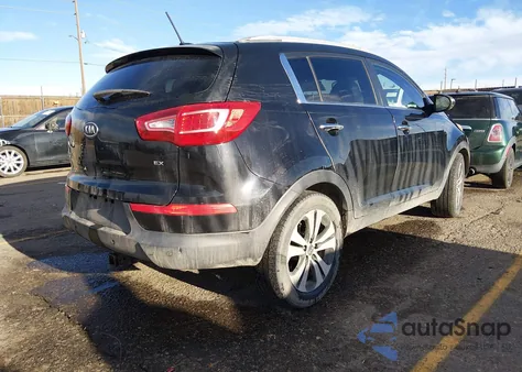 2012 Kia Sportage Ex из США, поврежденный, VIN KNDPC3A27C7201946